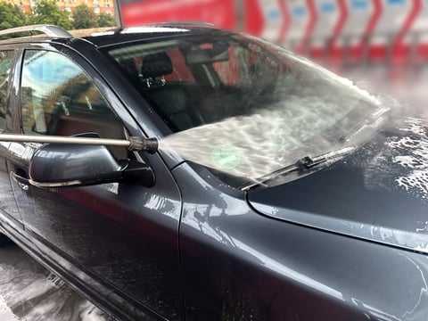 Clean car after professional wash